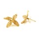 Unique handmade Golden Star Flowers earrings