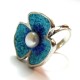 Poppy with Pearl Ring N57a